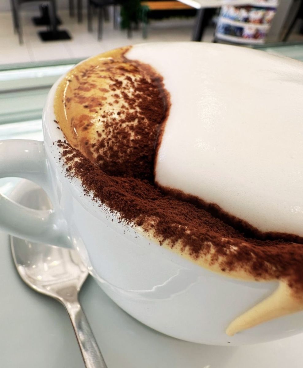Cappuccino con cacao